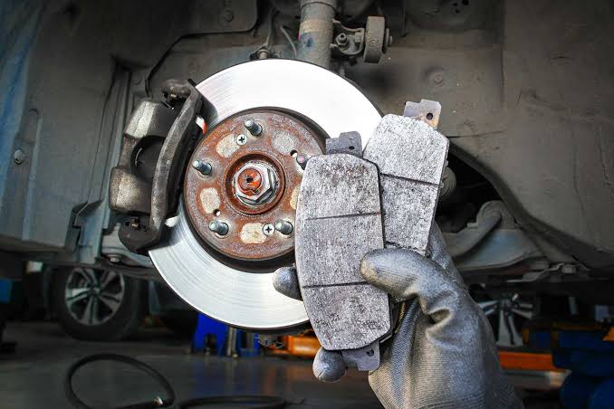 Front brake pads and rotors replacement